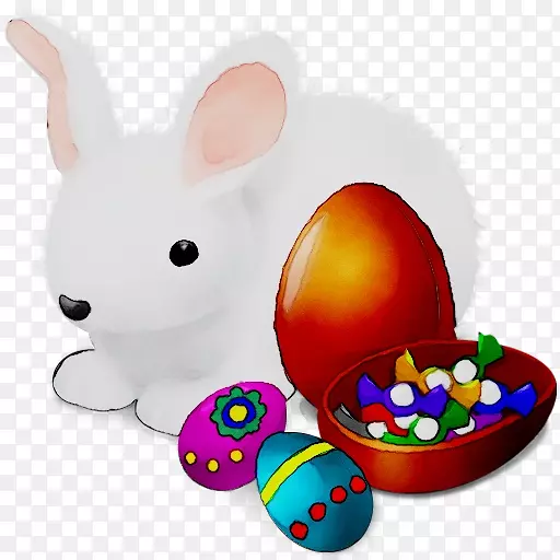 复活节兔子电脑图标复活节彩蛋兔子