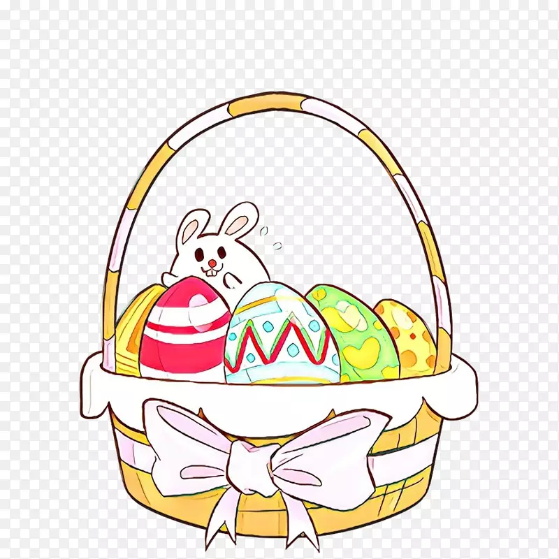 复活节彩蛋夹艺术篮线