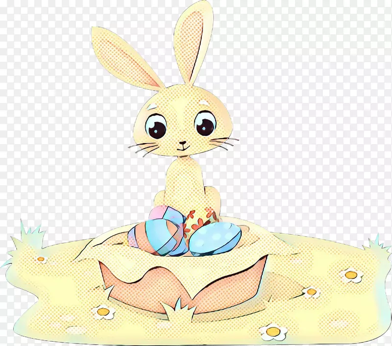 复活节兔子插图卡通