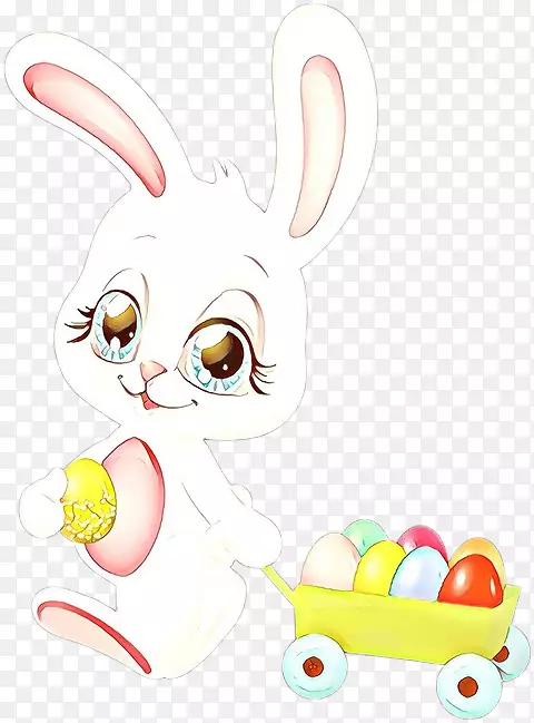 国内兔子复活节兔子剪贴画插画