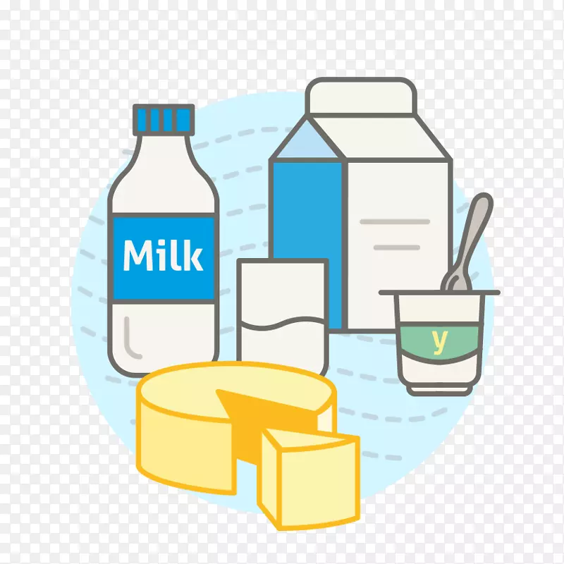 剪贴画乳制品png图片食品牛奶.牛奶