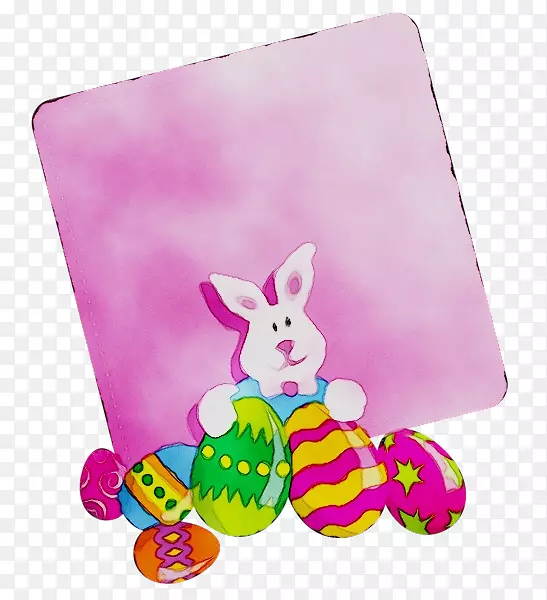 复活节兔子产品粉红m