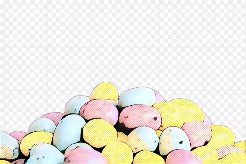 复活节彩蛋糖果塑料