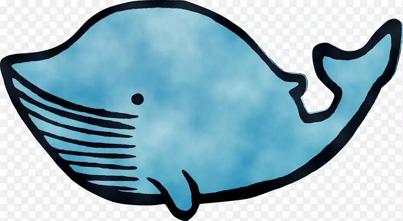 海豚夹艺术鲸鱼海洋生物鲸目动物