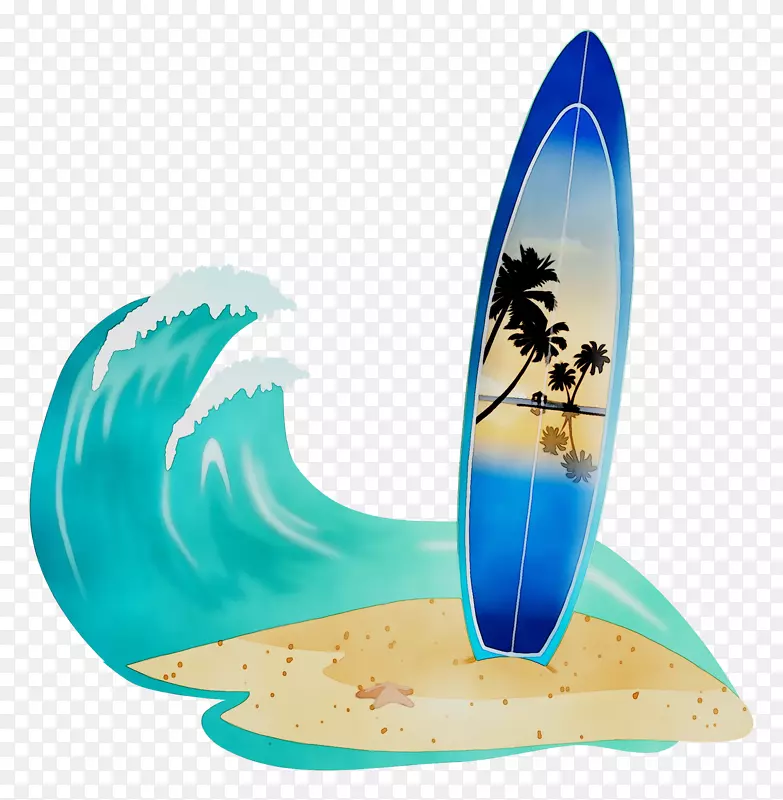 剪贴画冲浪板png图片冲浪滑板