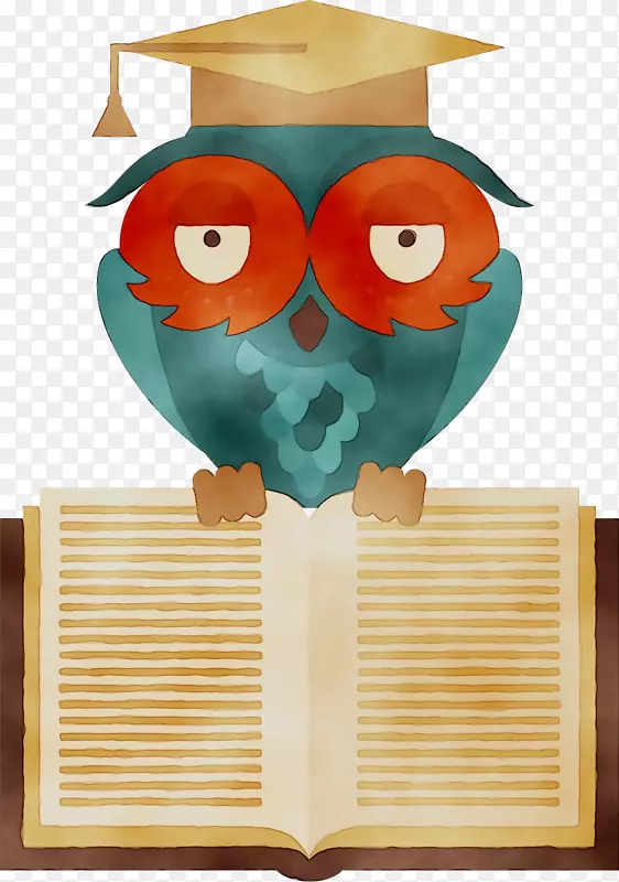 OWL剪贴画png图片教师图形