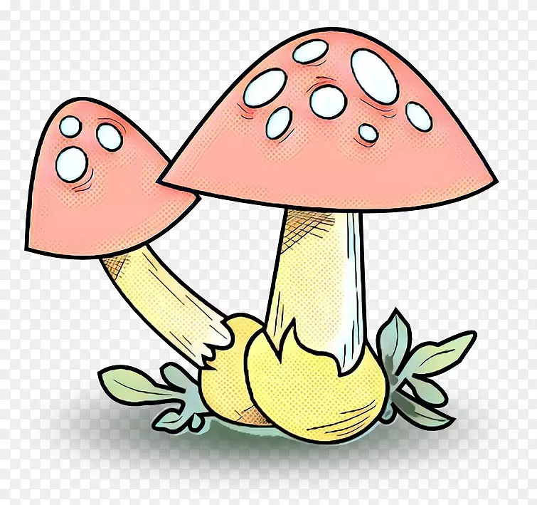 剪贴画图形蘑菇插图