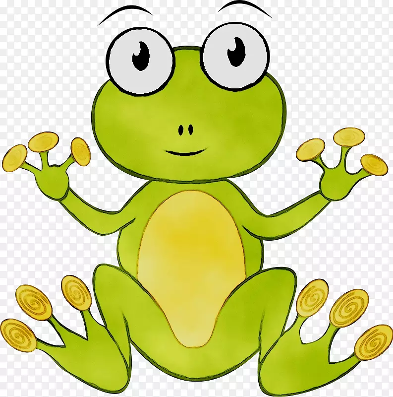 青蛙图形剪贴画卡通两栖动物