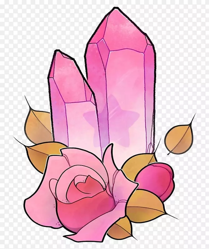 玫瑰石英水晶玫瑰