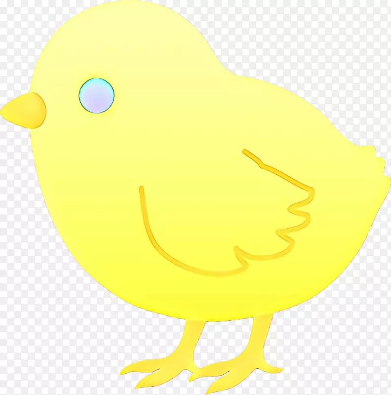 鸭夹艺术插画以喙鸡为食