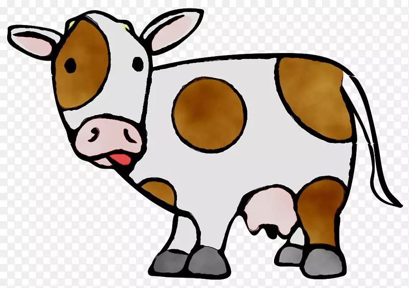 牛剪贴画卡通形象
