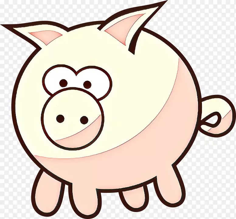 小型猪夹艺术png图片卡通
