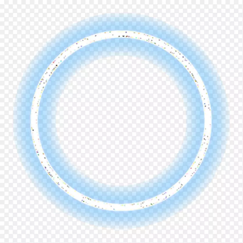 软管滴灌花园管-蓝色辉光PNG圆