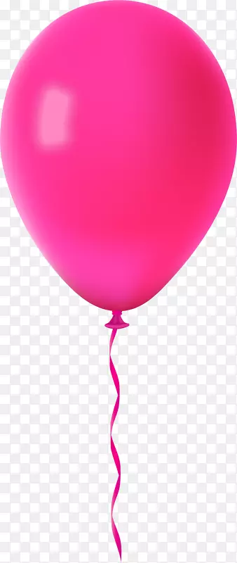 粉红色生日气球，剪贴画，png图片图像-mgle png ucn