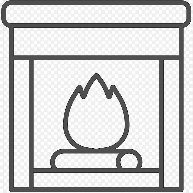 图形，插图，壁炉电脑图标