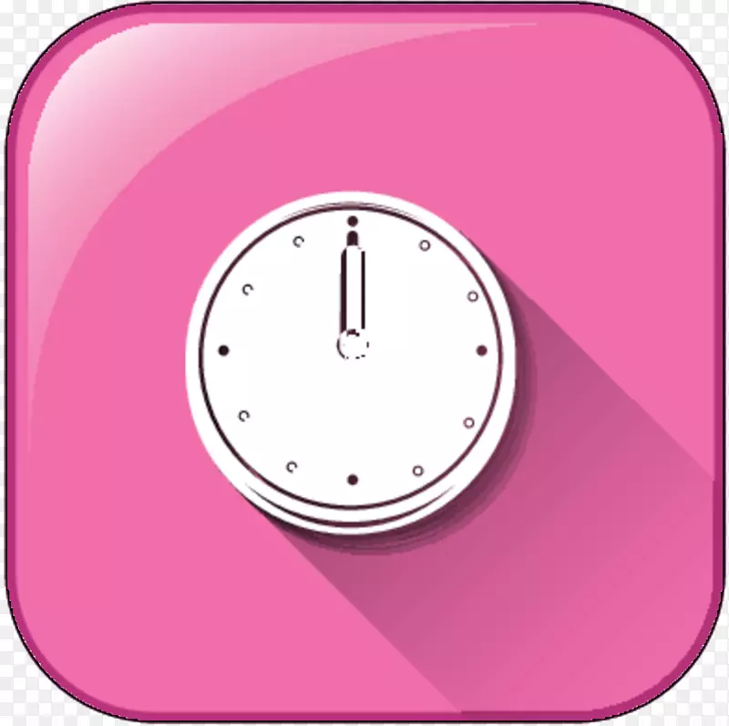 闹钟量衡产品设计粉红色m字型