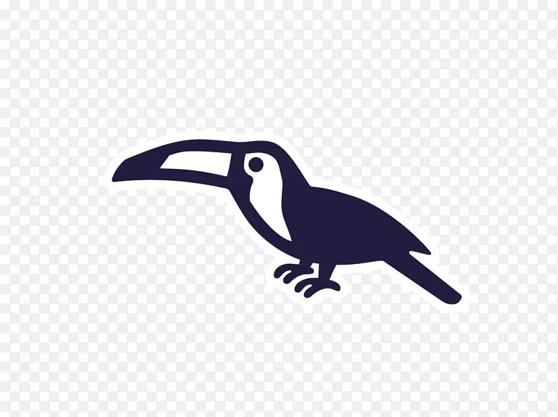 剪贴画字体企鹅亚马逊雨林图形-飞鸟