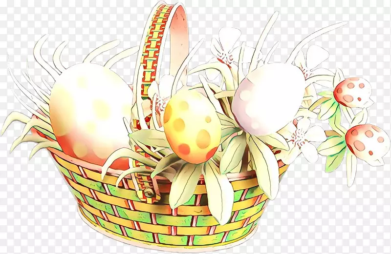食物礼品篮复活节彩蛋花