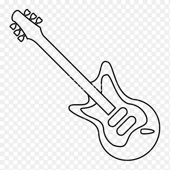 吉他线艺术图形插图音乐吉他