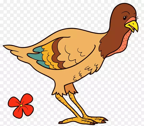 鸡夹艺术png图片图像绘制-鸡PNG卡通