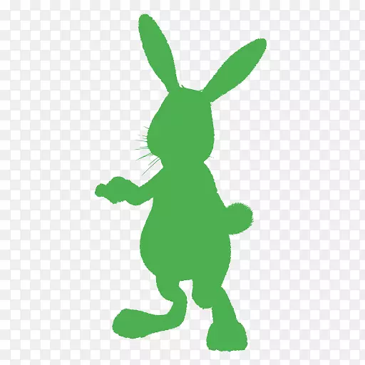 兔子复活节兔子可伸缩图形-兔子剪影PNG兔子
