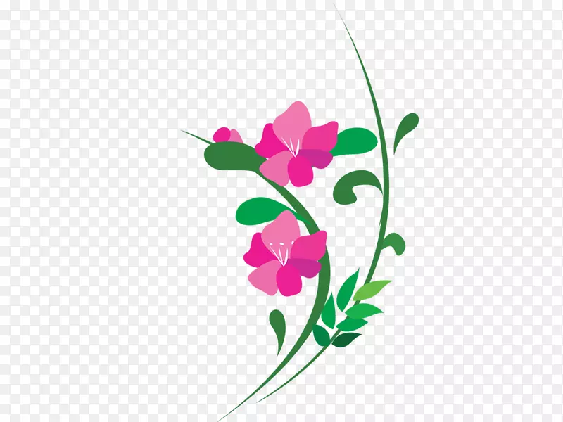 下载花卉设计花卉形象-花卉卡通PNG设计