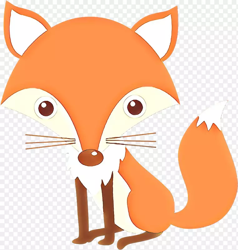 狐狸剪贴画婴儿淋浴图形