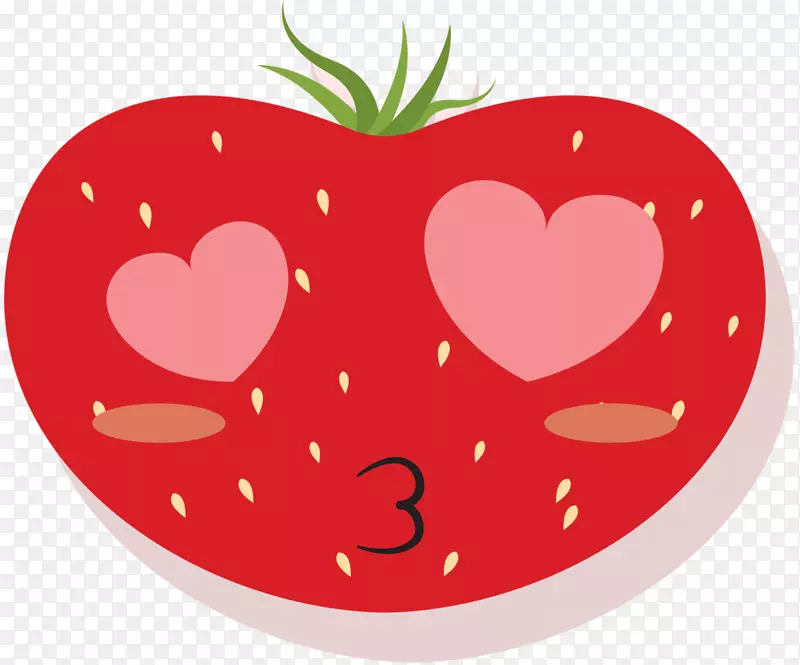 草莓夹艺术食品情人节蔬菜
