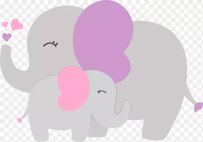 婴儿淋浴婴儿夹艺术尿布png图片.婴儿大象剪刀.PNG粉红色