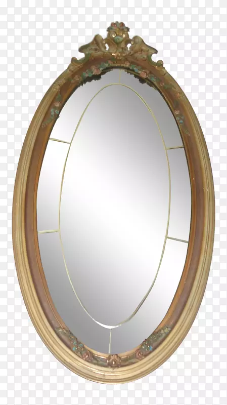 椭圆形镜框墙镜完美镜立镜