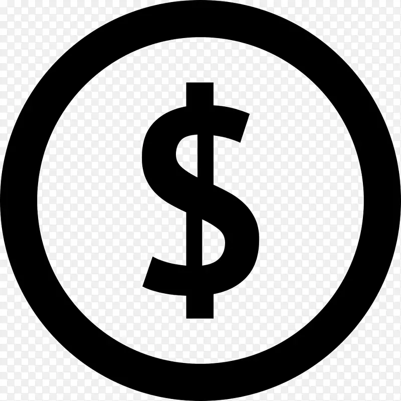 图形电脑图标美元签署货币符号png下载