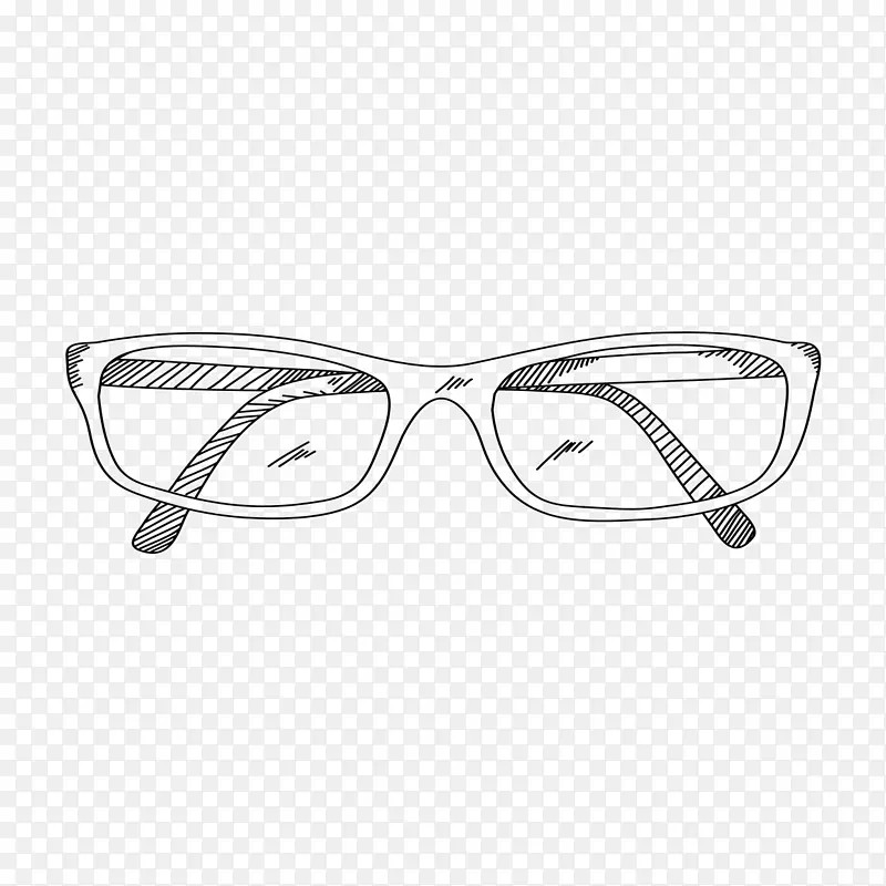 玻璃图图库插图.眼镜绘图PNG眼