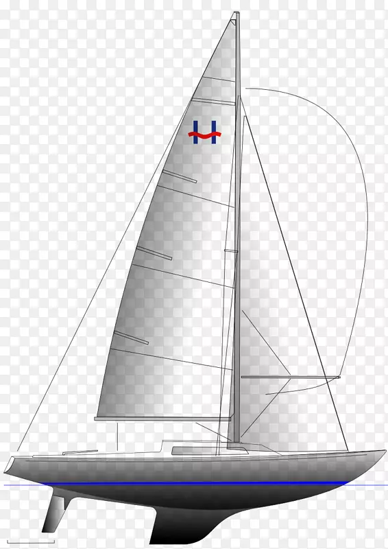 h型游艇帆船-船画船
