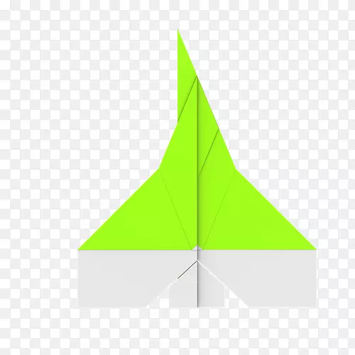 角线叶产品设计字体-绿色三角PNG透明