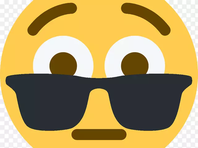 表情不和谐剪辑艺术笑脸太阳镜-不和谐的PNG微笑笑脸