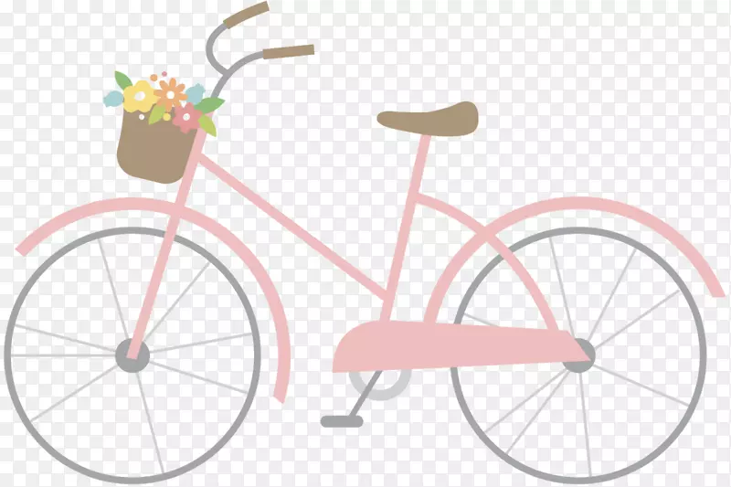 自行车车轮，自行车篮子，道路自行车车架