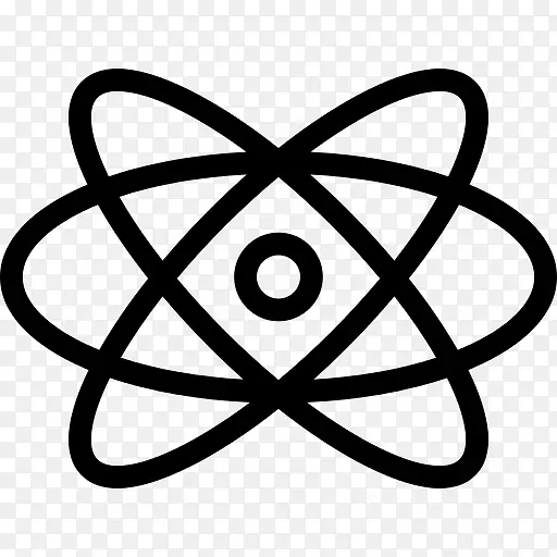 图形原子物理计算机图标原子核科学符号png原子