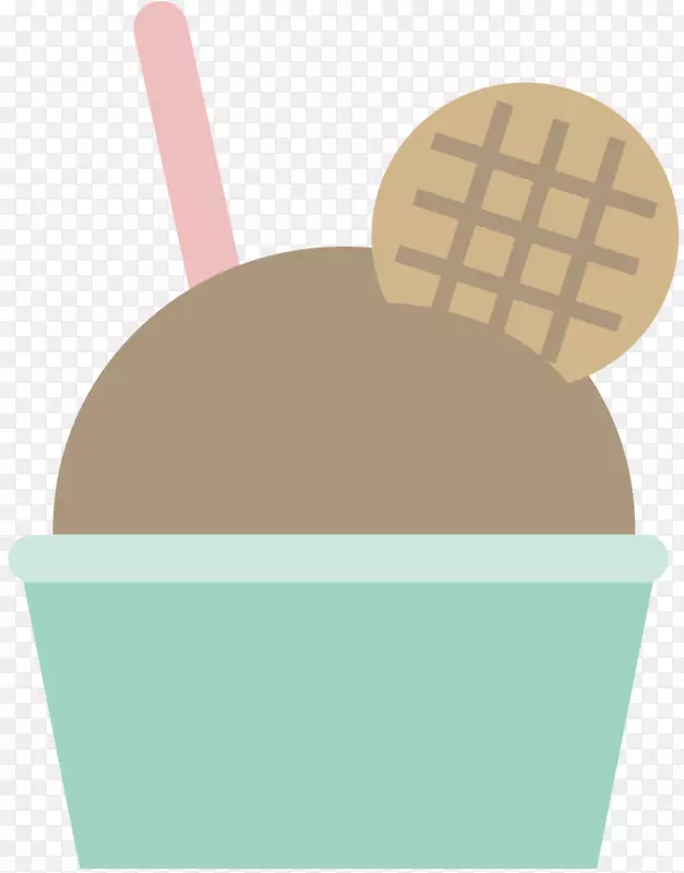 图形插图冰淇淋食品
