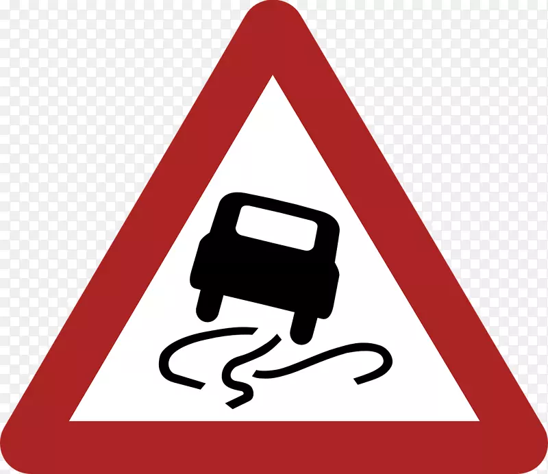交通标志道路短片艺术警告标志-夏季驾驶危险