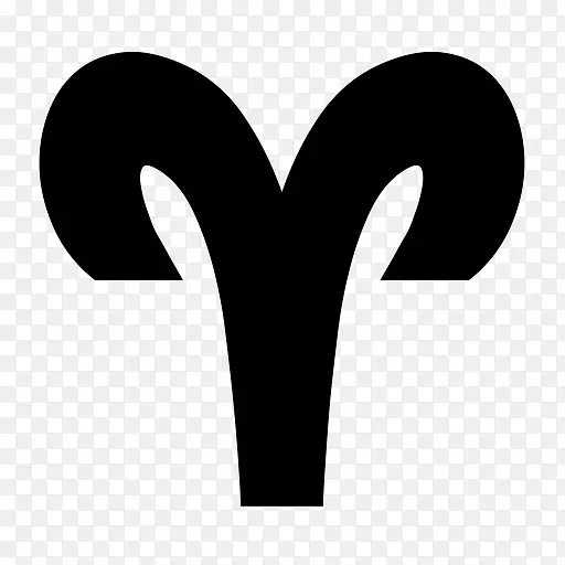 白羊座星座占星术图形十二生肖白羊座符号png字体