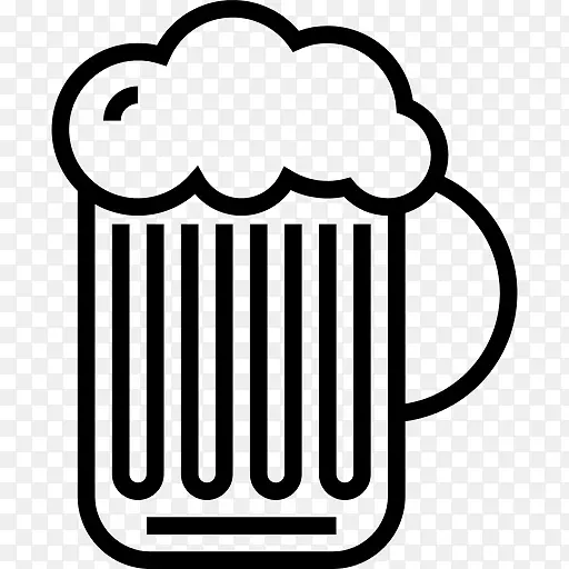 啤酒杯啤酒节酒桶png图片.审美卡通PNG啤酒