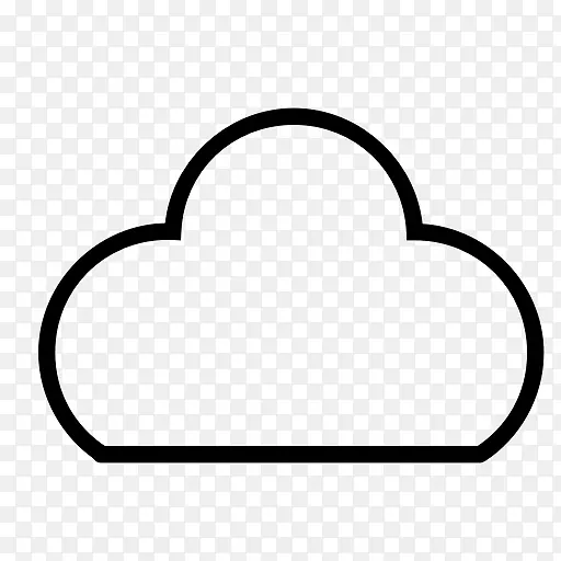 计算机图标云计算透明软件作为服务用户界面云图标png透明背景