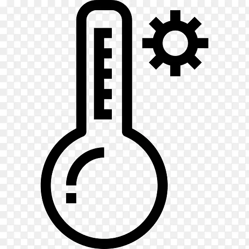 计算机图标可伸缩图形温度计封装后记温度计剪贴器部分png温度