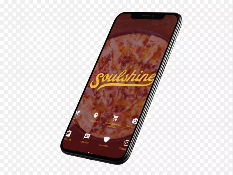 Soullight比萨饼厂-Flowood智能手机Calzone-金模型