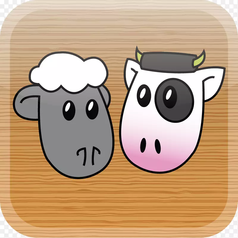 剪贴画食物鼻子-农场动物