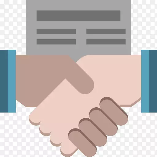 产品手型合同谈判-握手图标PNG flaticon