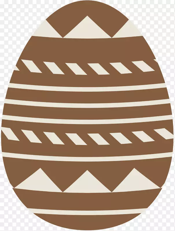 复活节彩蛋图形插图巧克力