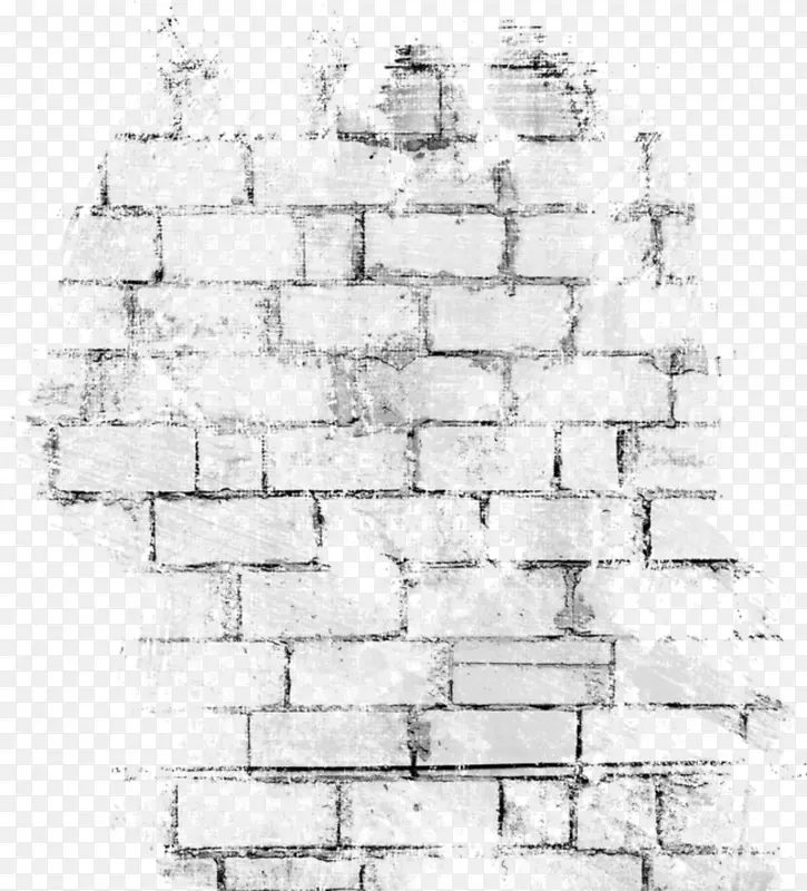砖砌墙钢包孔墙面-砖墙PNGPSD