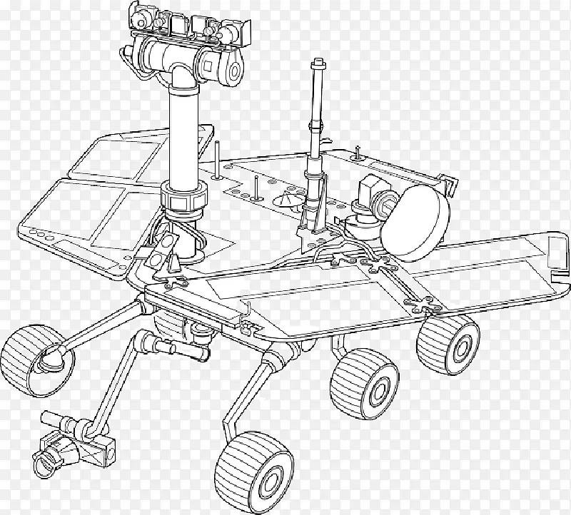火星探测器火星科学实验室火星探测计划-火星4