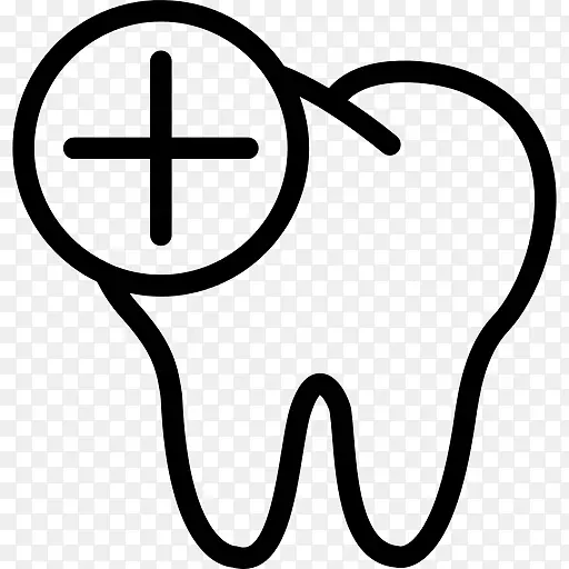 医学剪贴画人类牙齿牙科健康-牙痛免费图标